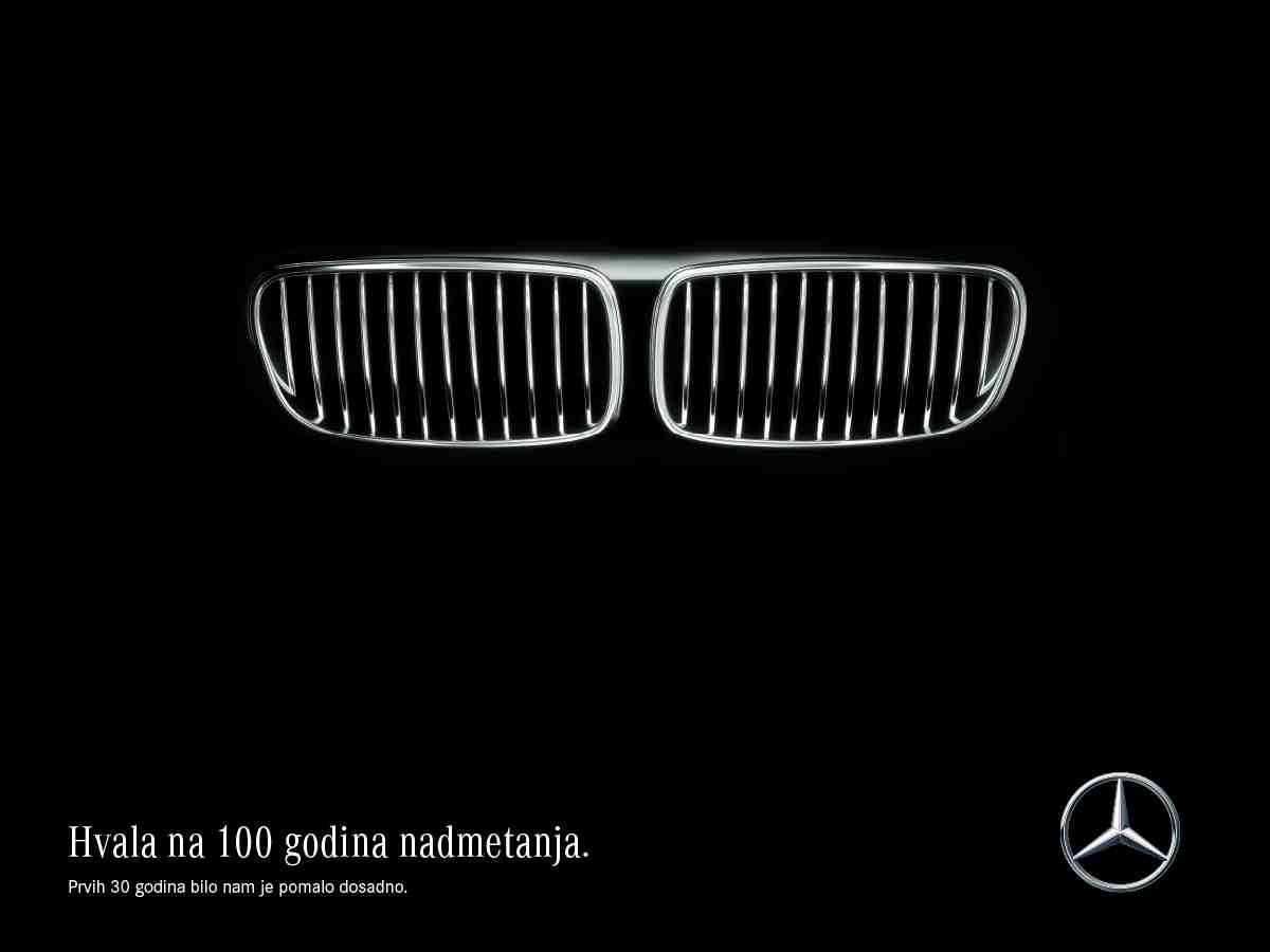 Ad Wars in Croatia: Mercedes-Benz Croatia surprises BMW Croatia with an unusual birthday message on Facebook