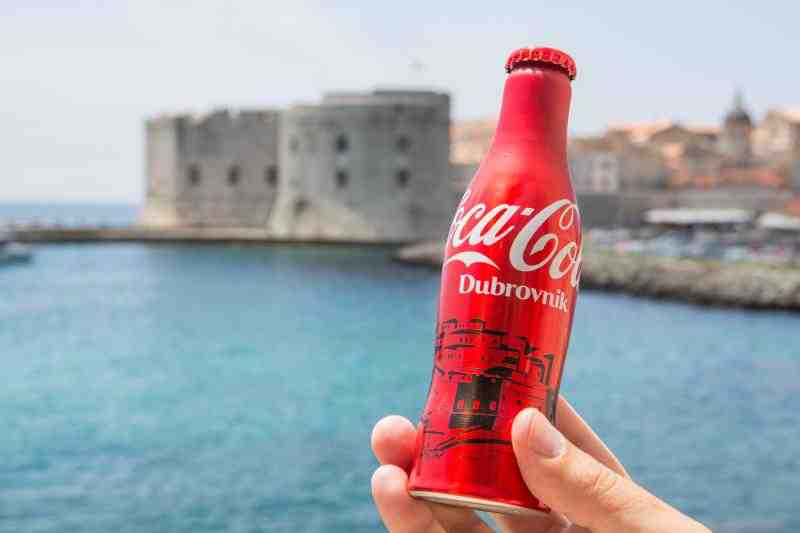Dubrovnik is the only Croatian town featured on a Coca-Cola bottle
