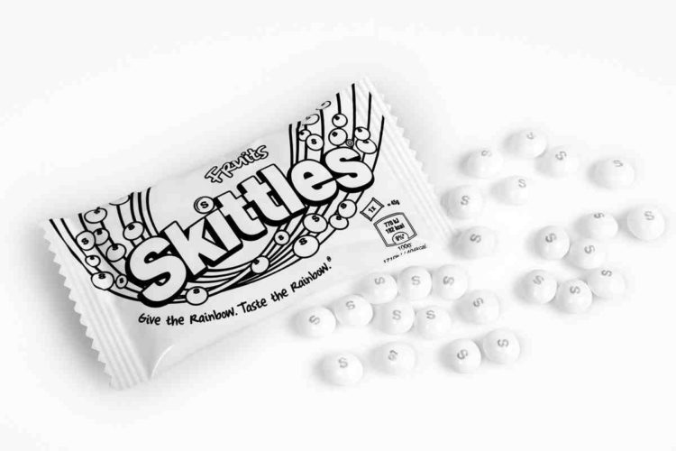 Skittles Sheds Its Rainbow to Celebrate London Pride