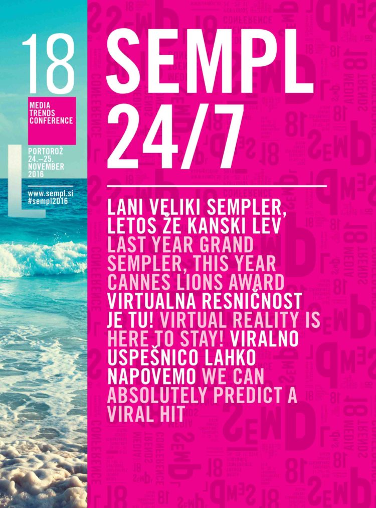 Magazine SEMPL24/7: Virtual reality, viral successes and contest for Semplers