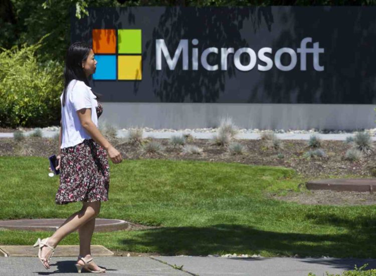 Microsoft down to a quarter women employees