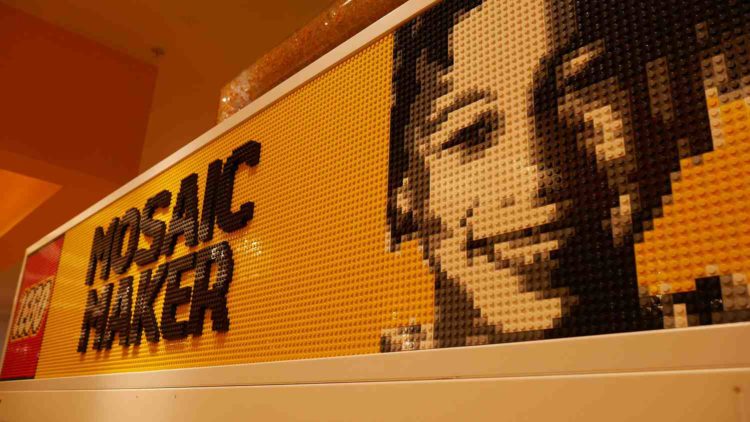 You can make a Lego portrait of yourself