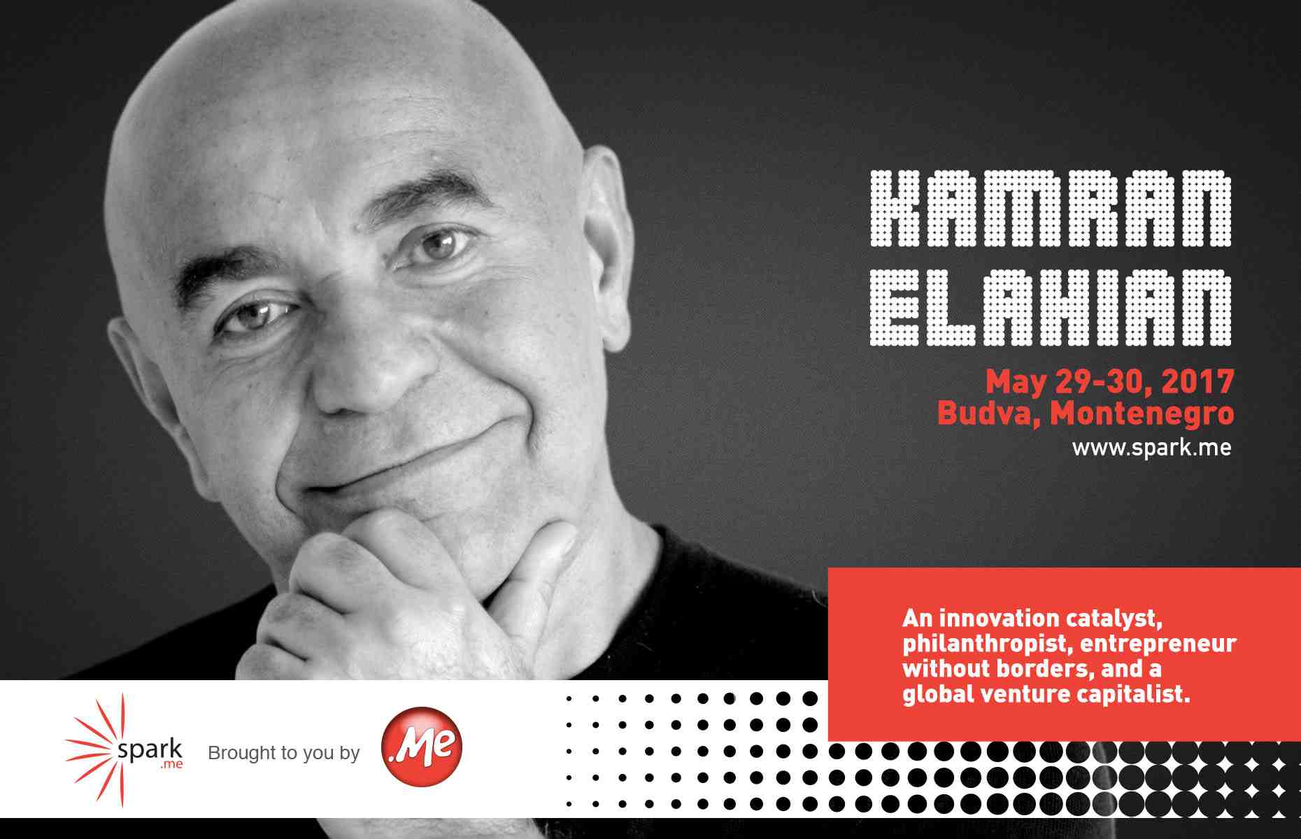 Kamran Elahian, venture capitalist and serial entrepreneur is the third key Spark.me 2017 speaker