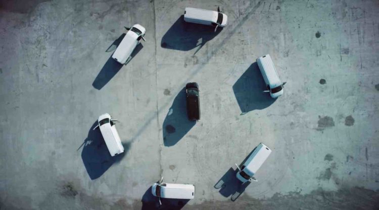 White Vans Circle Gracefully to 'Swan Lake' in VW's Balletic Crafter Spot