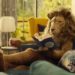 A Lazy Lion's Natural Habitat Is the Sofa in Ikea's Funny Ad