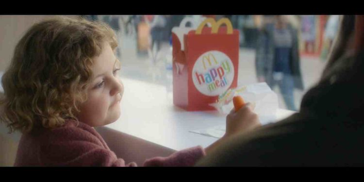 Little girl in this McDonald's ad this Christmas thinks less about Santa, and more about his reindeer