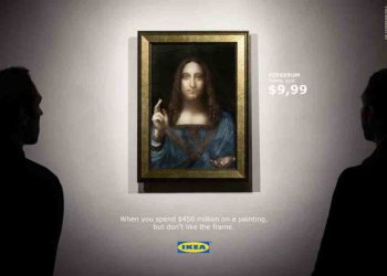 Ikea u novom oglasu stavila sliku od 450 miliona USD u ram od 9,99 USD