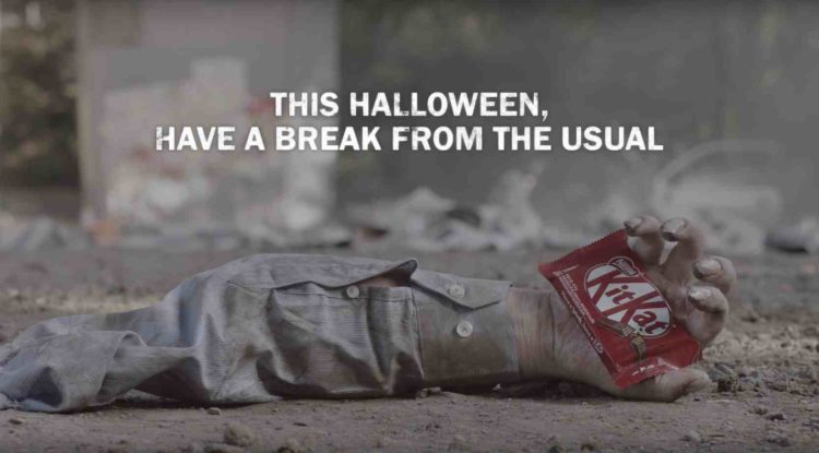 KitKat obrnuo zombie klišee naopačke u novim oglasima za Halloween