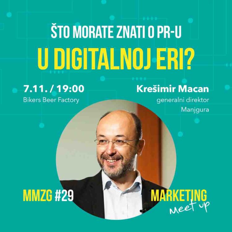 PRs and Marketers to gather at 29th Marketing Meetup in Zagreb