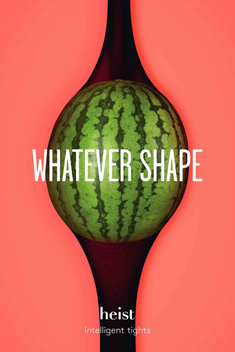 UK tights producer Heist launches a body-positive outdoor campaign with fruits 1