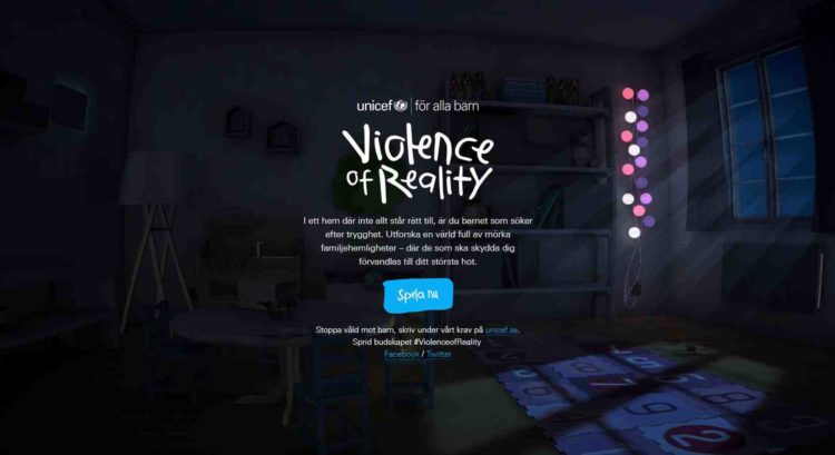 UNICEF-ova interaktivna igra tjera vas da iskusite porodično nasilje iz perspektive djeteta