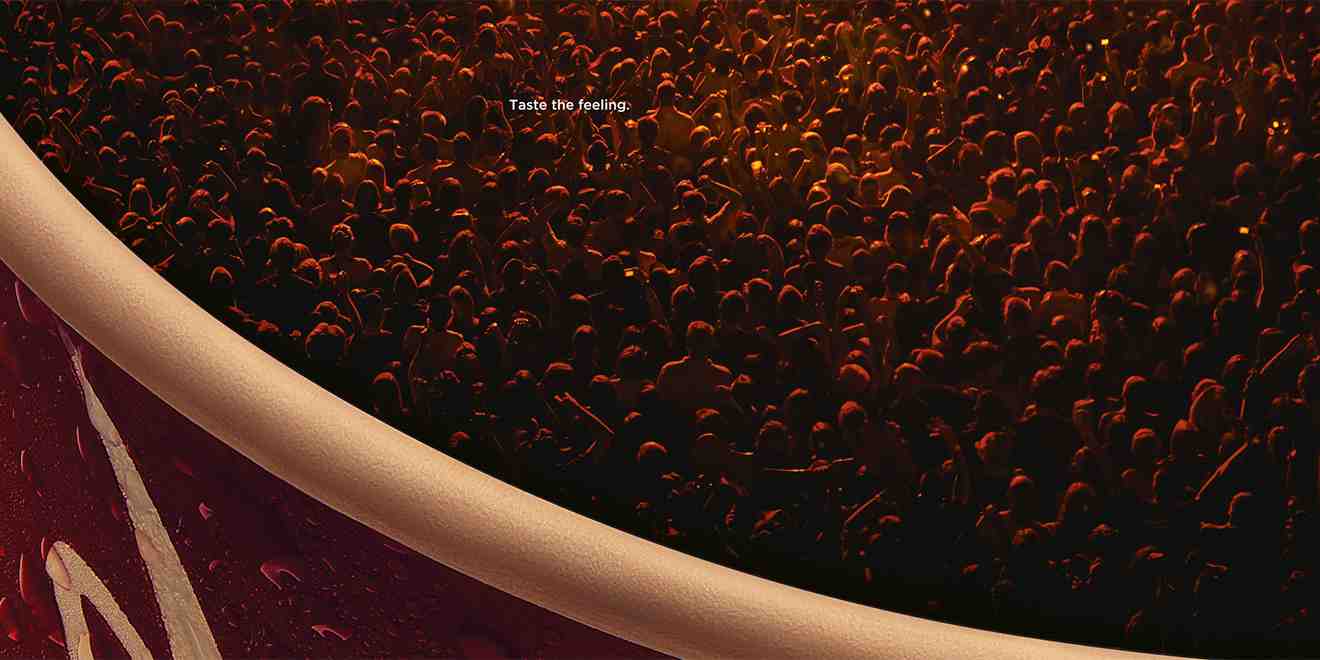 Coca-Cola’s new print and outdoor ads portray people as the product