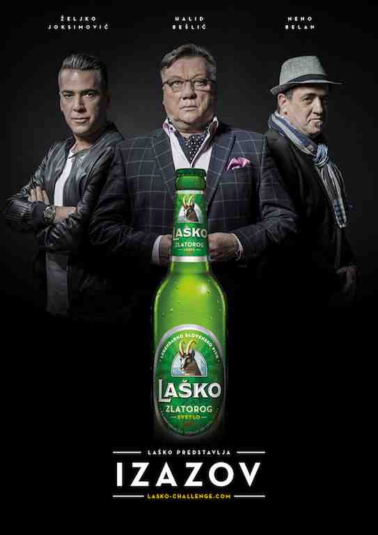 Laško has launched their biggest Challenge so far, with three Balkan legends