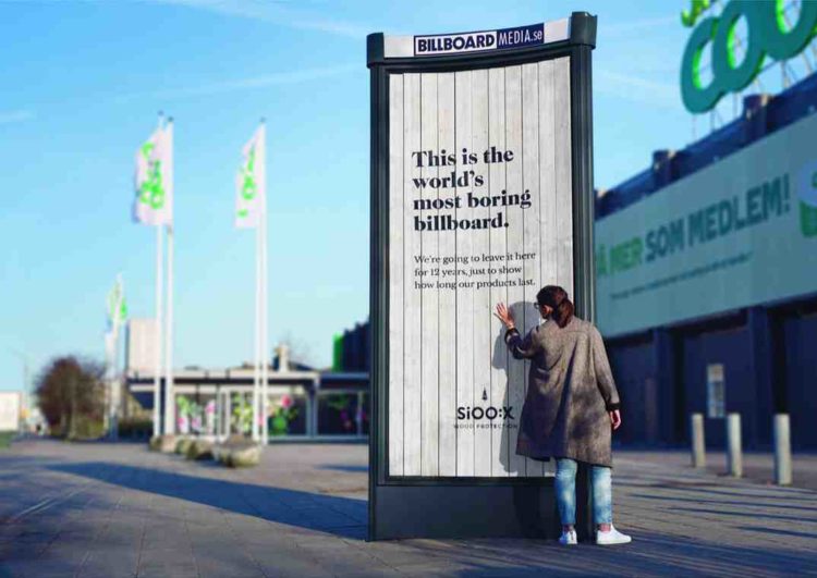 Sweden's Malmö is the home of the world's most boring billboard, for the next 12 years