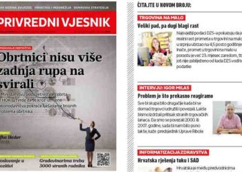 24 Hours: Privredni vjesnik goes on a three month hiatus; Vacancies in Degordian; Marketing TOPX; Conference on Sustainable Development in Dubrovnik... 1