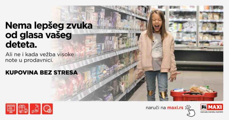 Maxi Online i McCann Beograd: Online prodavnica za kupovinu bez stresa
