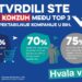 Results of IPSOS research confirm that Konzum in Bosnia and Herzegovina is succeeding in meeting its objectives, and is one of the three most respectable companies in BiH