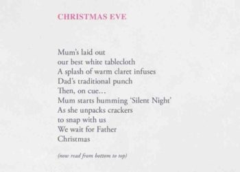 Ove božićne poeme otkrivaju šokantnu istinu o nasilju u porodici kada se čitaju unazad