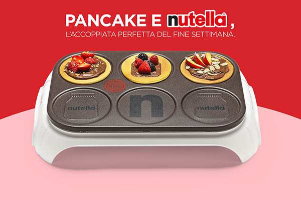 Some lucky Italians will have the chance to make some very special Nutella pancakes
