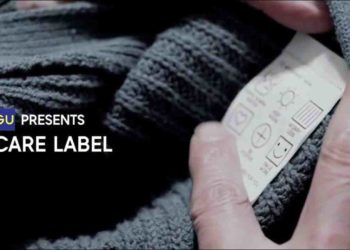 Write a message on the clothes you give others with Care Label