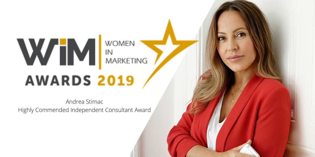 Andrea Štimac - Highly Commended Independent Consultant at Global Women in Marketing Award 2019